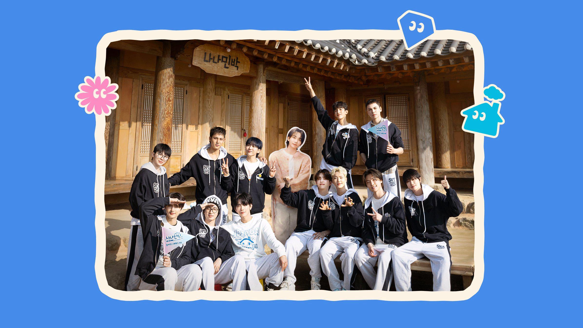 poster NANA bnb cùng SEVENTEEN NANA bnb with SEVENTEEN