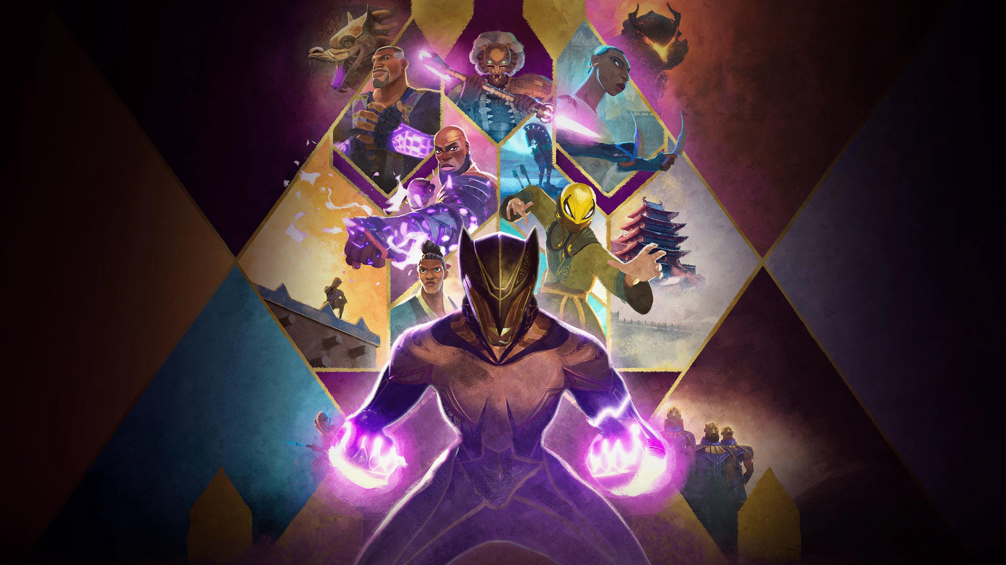 poster Những Người Bảo Hộ Wakanda Eyes of Wakanda